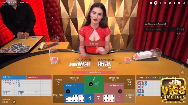 Giao diện tính năng “Squeeze” và “Multi-table play” trong baccarat trực tuyến, nâng cao trải nghiệm chân thực.