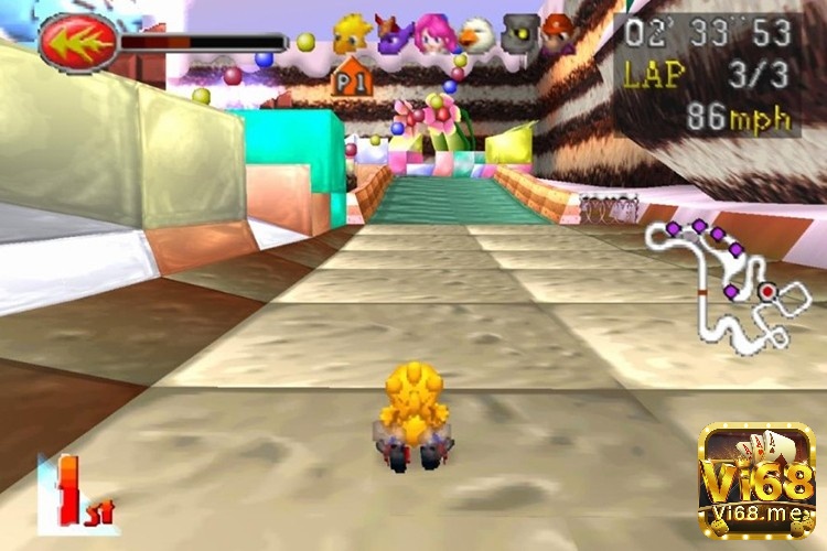 Nhiệm vụ chính trong Chocobo Racing là giành được chiến thắng trong các chặn đường đua