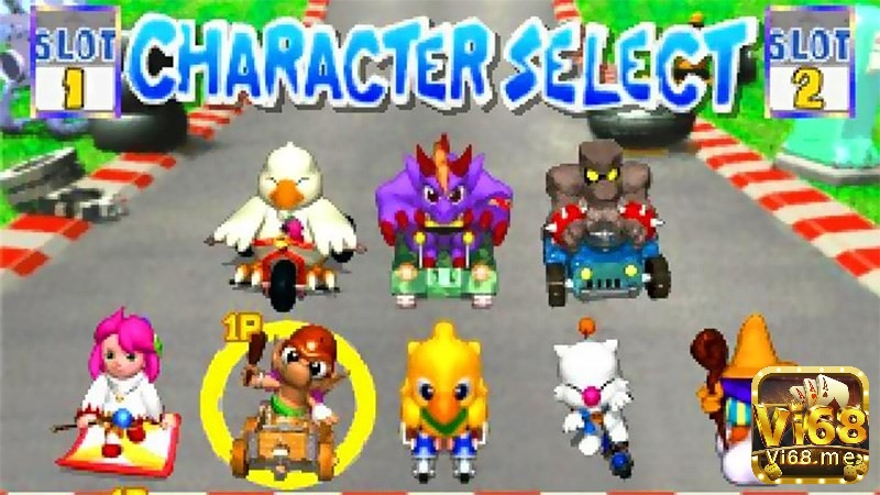 Bạn có thể thu thập nhiều nhân vật ngộ nghĩnh trong game Chocobo Racing