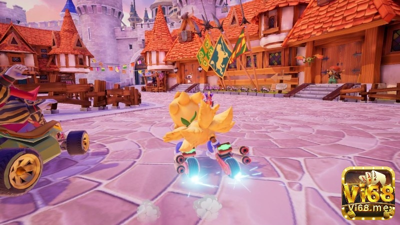 Game Chocobo Racing có cách chơi cũng như điều khiển đơn giản dễ dàng để thực hiện