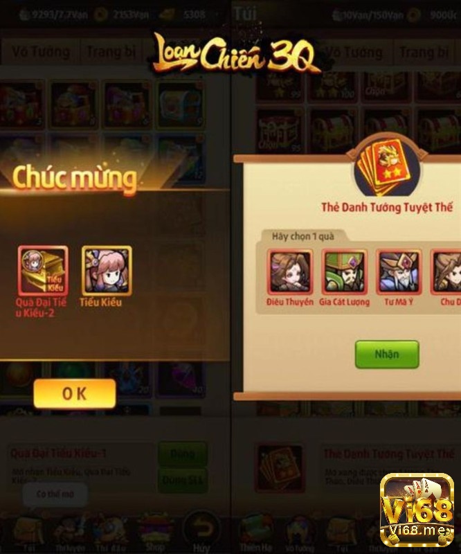 Game Loạn Chiến 3Q có lối chơi chiến thuật thẻ tướng hấp dẫn